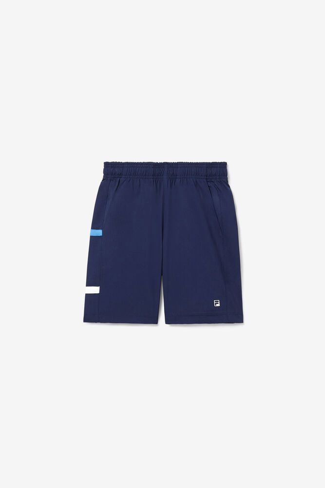 Fila Boys' Core Tennis Navy Shorts Kids - NZ 65379-JCVT